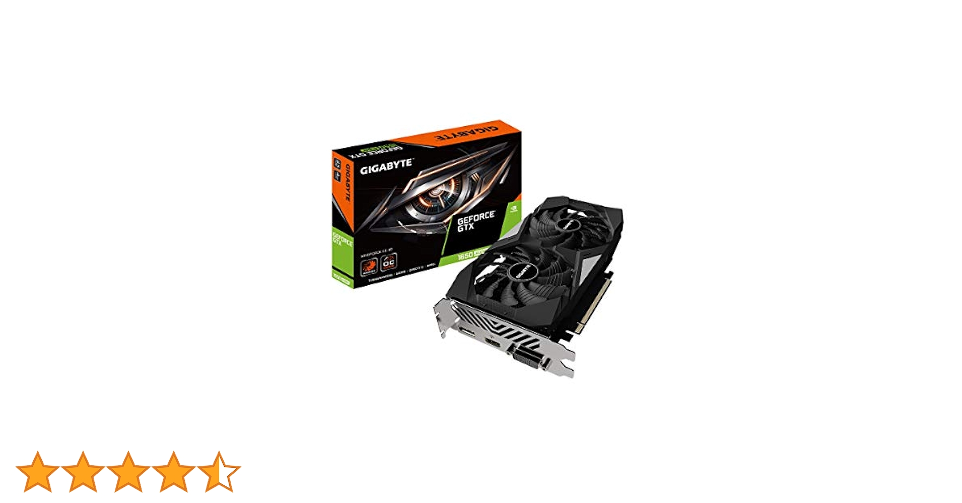 グラフィックボード・グラボ・ビデオカード GIGABYTE 1650super GV-N165SWF2OC-4GD Amazon.com: Gigabyte Gv-N165SWF2OC-4GD GeForce GTX 1650